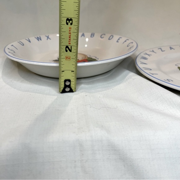 Vintage LORD NELSON POTTERY England CHILD's ALPHABET BOWL AND PLATE - Picture 14 of 16